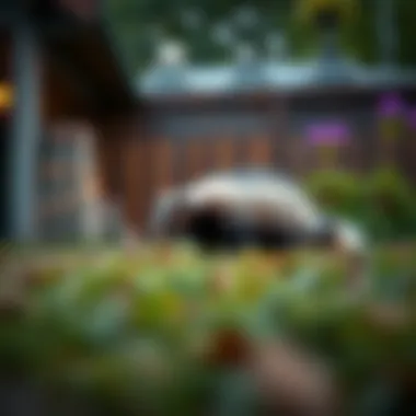 Signs of Skunk Activity Signs of skunk activity around a home