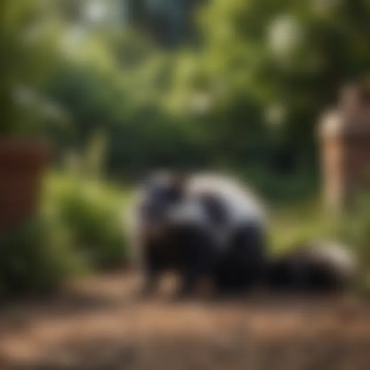 Maintaining a skunk-proof residential environment