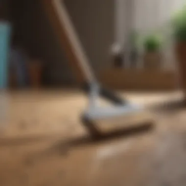 Dusting tools arranged neatly on a clean surface