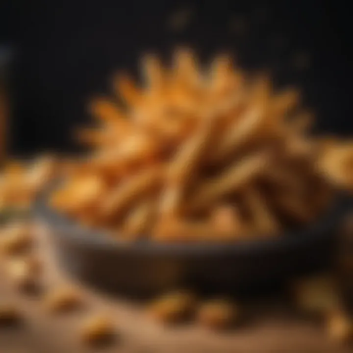 Delicious crispy fries made in an air fryer