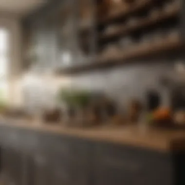 Transforming the Top of Your Cabinets Stylish decor atop kitchen cabinets