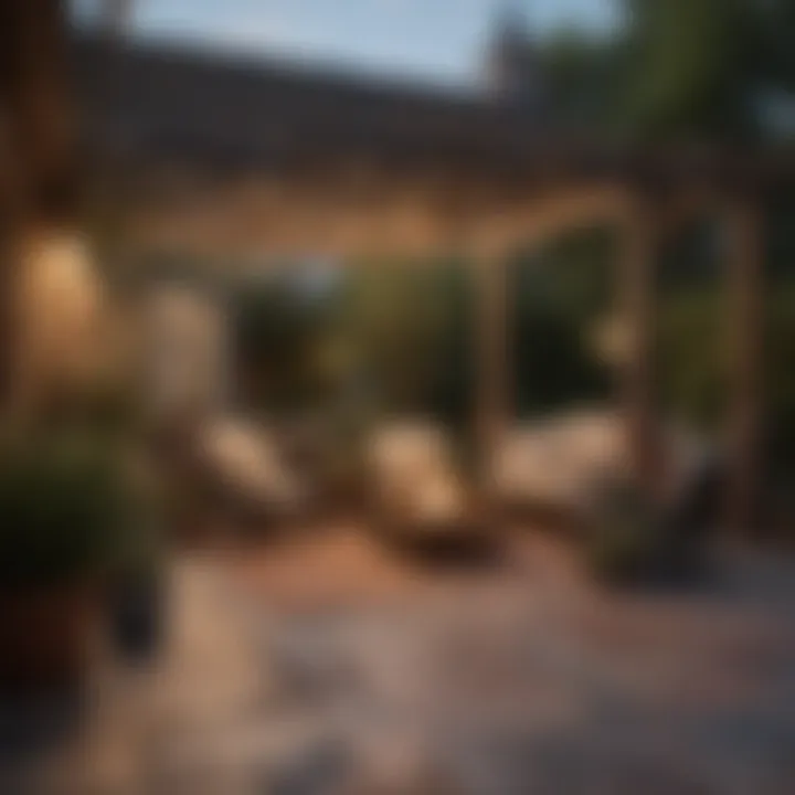 A well-maintained patio showcasing seasonal decor and maintenance tips