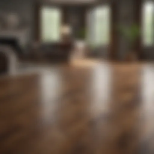 Luxury hardwood flooring options showcasing elegant textures