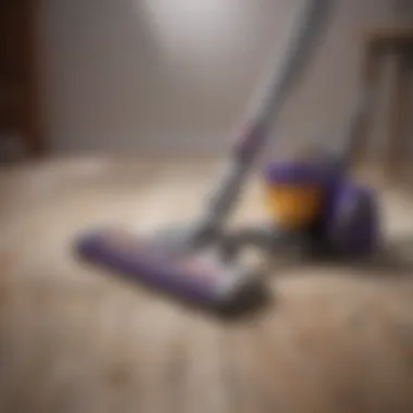 Dyson vacuum showcasing versatile attachments for cleaning