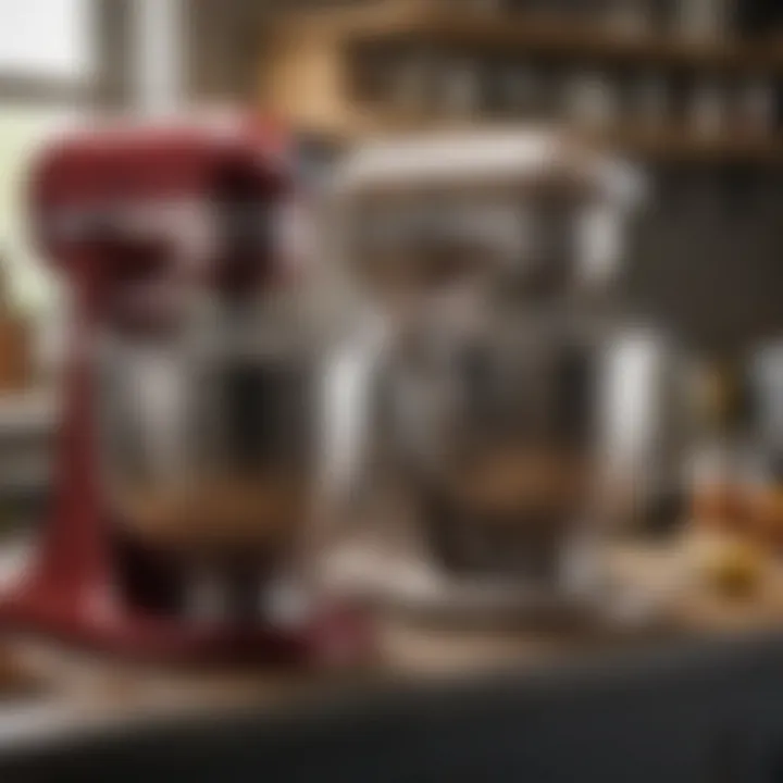 Side-by-side comparison of various stand mixer models