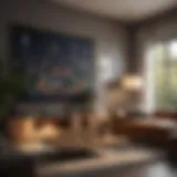 Graph depicting real estate market trends over time