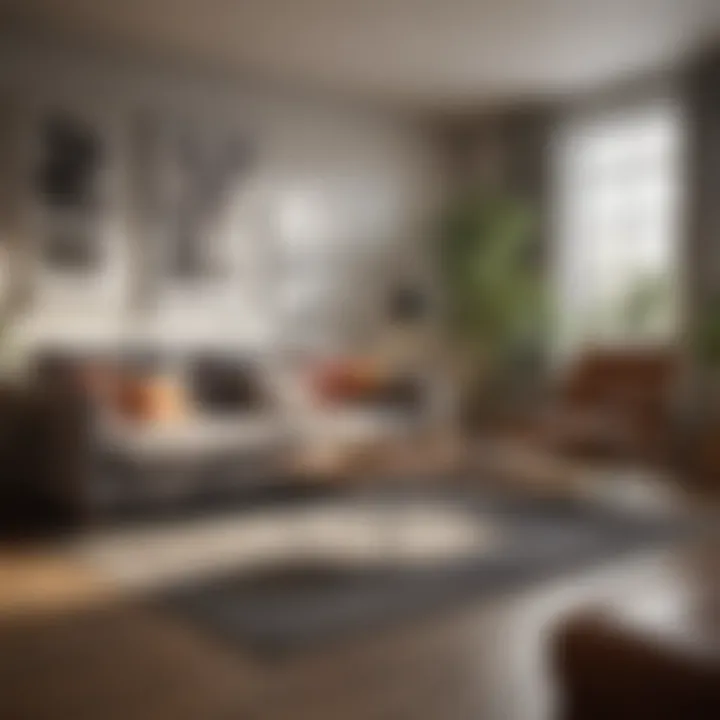 Diverse living room showcasing various couch styles