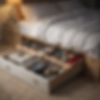 Organized Under Bed Storage Organized under bed storage showcasing various items neatly contained