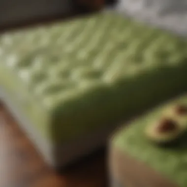 Comparison chart of Avocado Green mattresses vs traditional mattresses