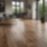 Elegant non-slip wood flooring in a modern living room setting