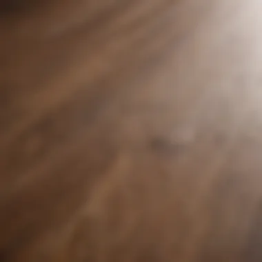 Close-up of non-slip wood surface showcasing texture and grain