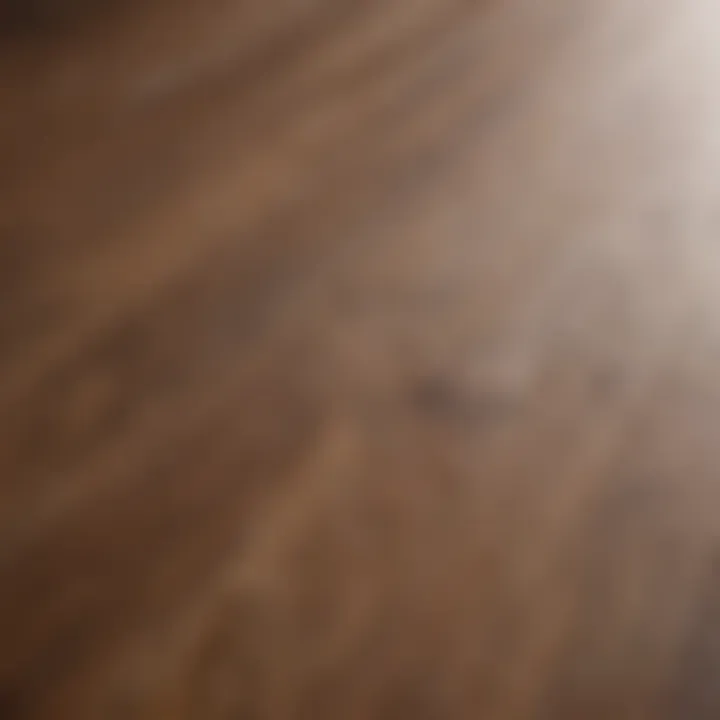 Close-up of non-slip wood surface showcasing texture and grain