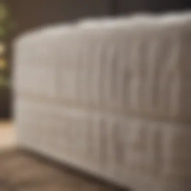 Comparison chart showing pricing and features of various box mattress brands