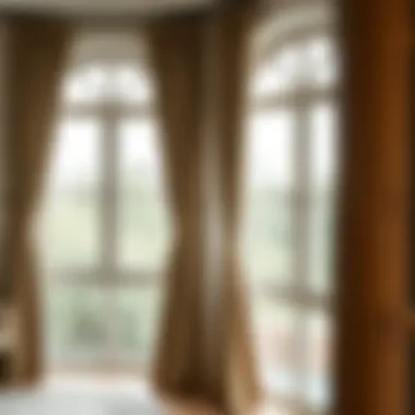 Close-up of Luxurious Fabric Choices for Curtains A close-up of luxurious fabric choices for curtains