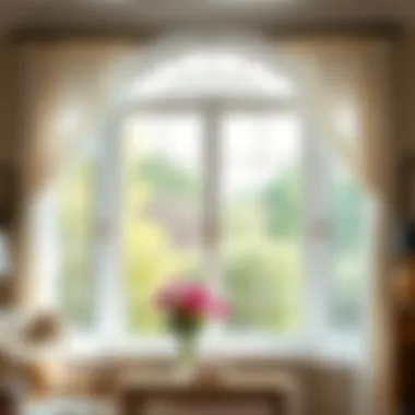 Stylish Mounting Options for Bow Window Curtains Stylish mounting options for bow window curtains