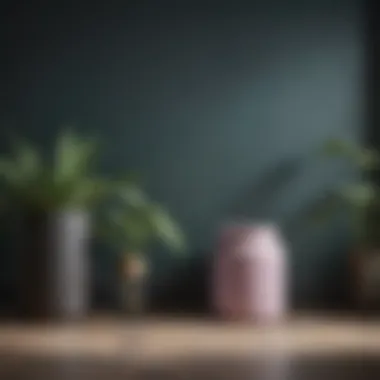 Sophisticated color palette showcasing designer paint
