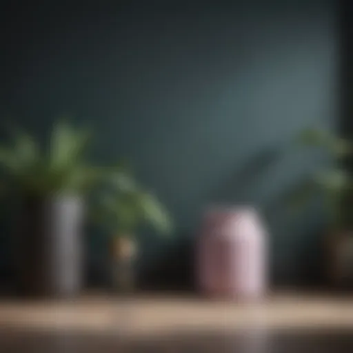 Sophisticated color palette showcasing designer paint