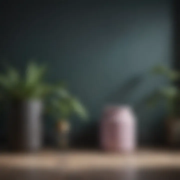 Sophisticated color palette showcasing designer paint