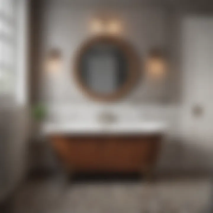 Classic vintage bathroom featuring traditional fixtures