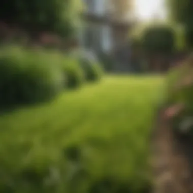 Optimal Growing Conditions for Grass Vibrant lawn under suitable environmental conditions