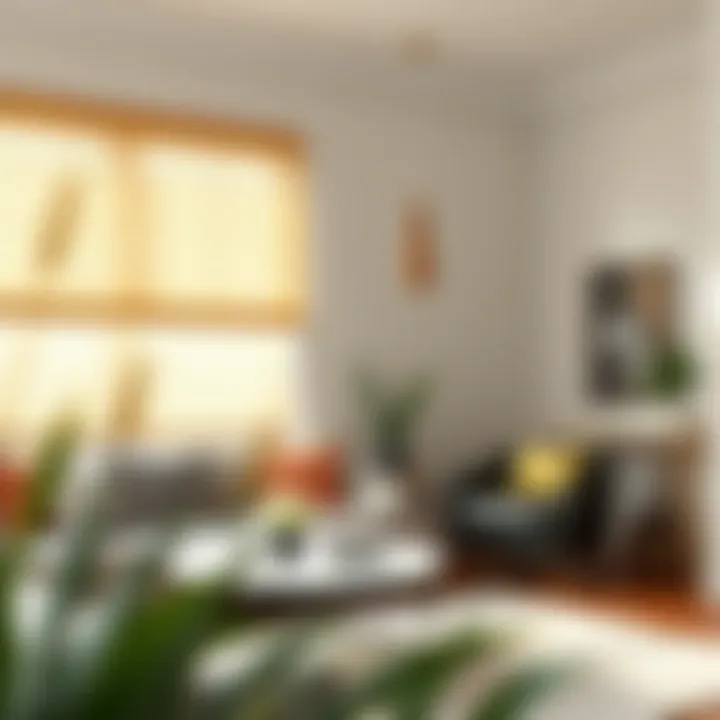 Chic Roller Shades for Elegant Atmosphere Chic roller shades providing privacy and elegance