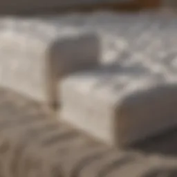 An infographic comparing mattress materials and their longevity