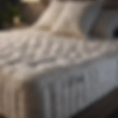 Luxurious mattress showcasing pressure relief technology
