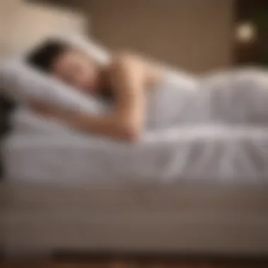 Illustration of sleep positions and their impact on pressure points