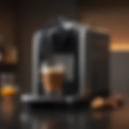 Modern Nespresso Machine Display