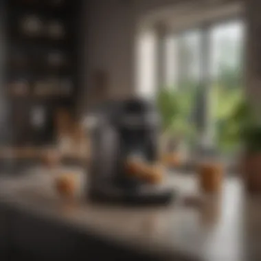 Stylish Kitchen with Nespresso Machine