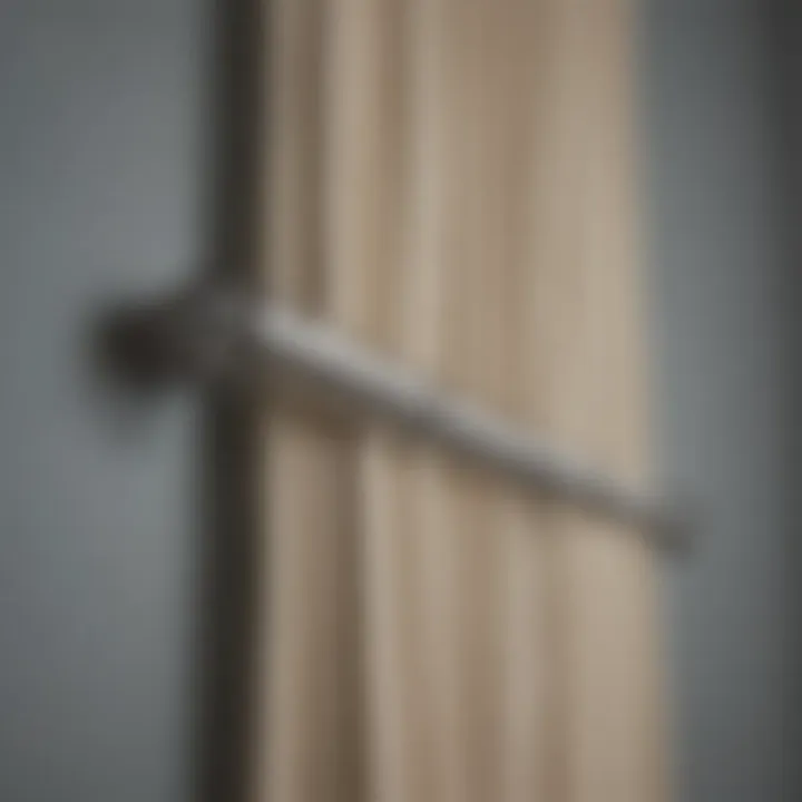 Variety of no drill curtain rod designs and materials