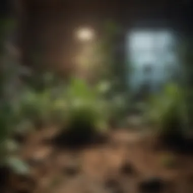 Thriving Plants Post Organic Management Healthy plants thriving after organic pest management