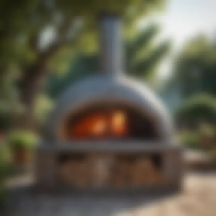 Showcasing different types of outdoor pizza ovens