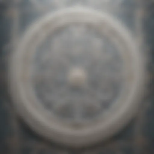 Elegant porcelain tile pattern showcasing intricate geometric designs.