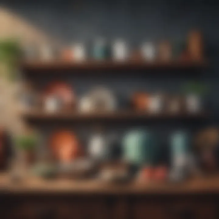 Eclectic retro kitchenware collection