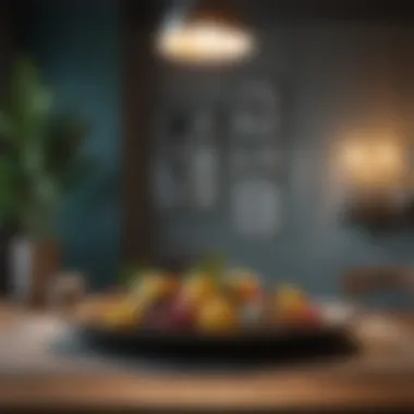 Trendy color palettes enhancing dining experiences
