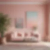 Vibrant spring color palette featuring pastel shades