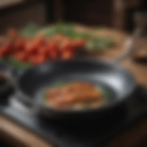 Elegant Staub 8 Inch Skillet showcasing its refined design and craftsmanship.