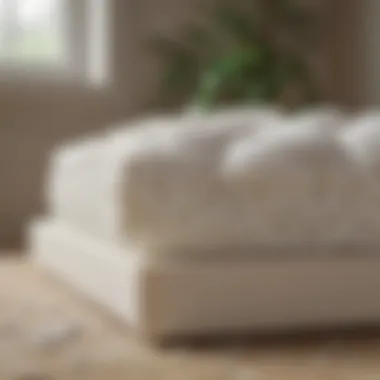 Visual comparison of different foam types