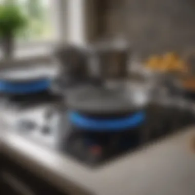 Advanced induction stovetop with digital controls