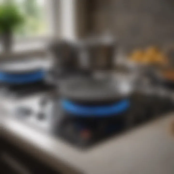 Advanced induction stovetop with digital controls