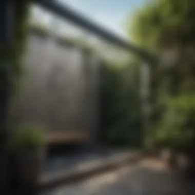 Embracing Nature: The Outdoor Shower Experience Stylish outdoor shower nestled in a private garden