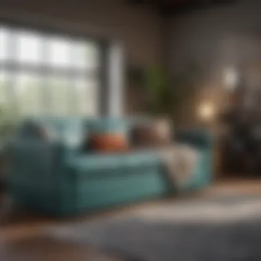 Stylish Variations of the Denver Trundle Sleeper Sofa Stylish variations of the Denver Trundle Sleeper Sofa displayed in different colors and styles.