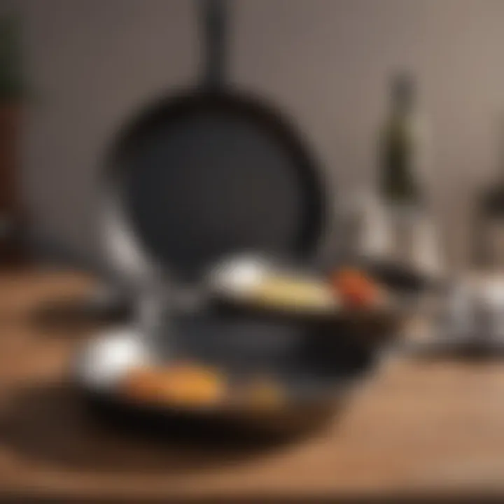 Comparison chart of divided frying pans available on Amazon