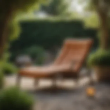 Diverse Styles for Every Outdoor Space Diverse outdoor lounge chair styles displayed in a garden