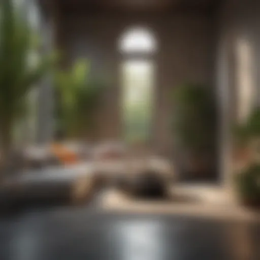 A modern shofa showcasing minimalist design aesthetics