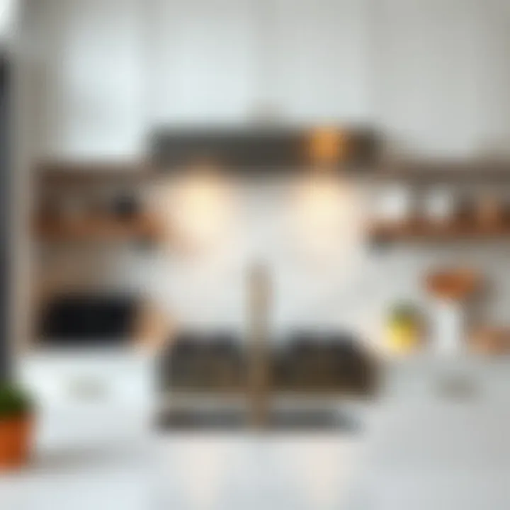 Sleek Subway Style Stylish subway tiles creating a sleek kitchen backdrop