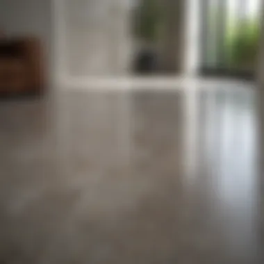 An engineered stone flooring design, illustrating modern trends in home interiors.