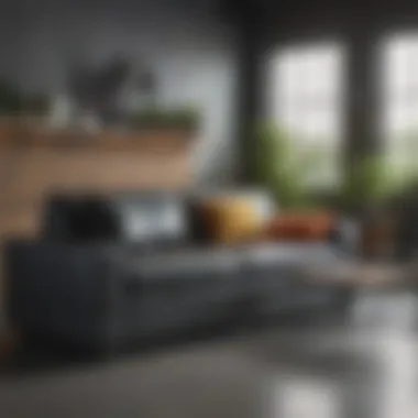 Space-Saving Solutions with Sleeper Couches Compact design of a sleeper couch maximizing office space