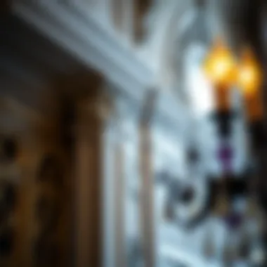 Intricate Victorian Architectural Features Detail of Victorian architectural elements and moldings